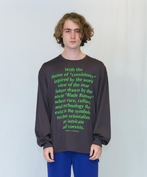 Wizzard（ウィザード）の「Wizzard ウィザード / GRAPHIC LONG T-SHIRTS"SLOGAN" グラフィックプリントロングTシャツ（Tシャツ/カットソー）」
