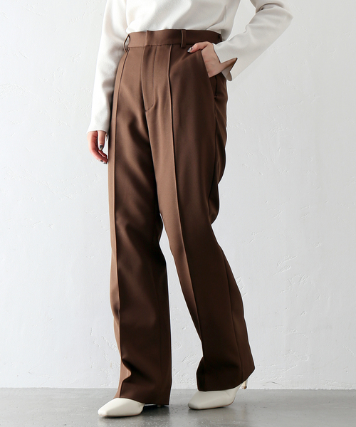 JOINT WORKS(ジョイントワークス)の「J-カラーパンツ(スラックス・レディース・ブラック/ブラウン/ピンク/ブルー系その他・SMALL/MEDIUM)」の2枚目の写真