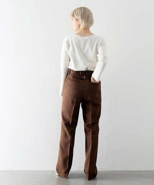 JOINT WORKS(ジョイントワークス)の「J-カラーパンツ(スラックス・レディース・ブラック/ブラウン/ピンク/ブルー系その他・SMALL/MEDIUM)」の7枚目の写真