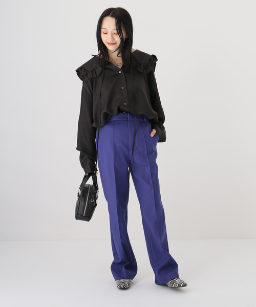 JOINT WORKS(ジョイントワークス)の「J-カラーパンツ(スラックス・レディース・ブラック/ブラウン/ピンク/ブルー系その他・SMALL/MEDIUM)」の15枚目の写真