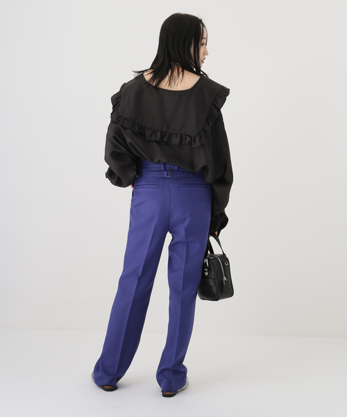 JOINT WORKS(ジョイントワークス)の「J-カラーパンツ(スラックス・レディース・ブラック/ブラウン/ピンク/ブルー系その他・SMALL/MEDIUM)」の16枚目の写真