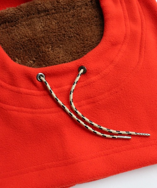 AlexanderLeeChang（アレキサンダーリーチャン）の「AlexanderLeeChang/アレキサンダーリーチャン YOSHI47 HOOD WARMER ヨシ47フードウォーマー　AC052136（ネックウォーマー/スヌード・メンズ・チャコールグレー/ブラック/オレンジ・FREE）」の7枚目の写真