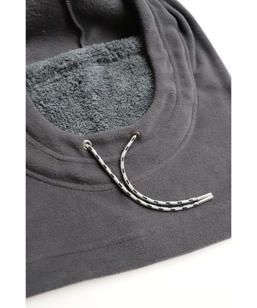 AlexanderLeeChang（アレキサンダーリーチャン）の「AlexanderLeeChang/アレキサンダーリーチャン YOSHI47 HOOD WARMER ヨシ47フードウォーマー　AC052136（ネックウォーマー/スヌード・メンズ・チャコールグレー/ブラック/オレンジ・FREE）」の9枚目の写真