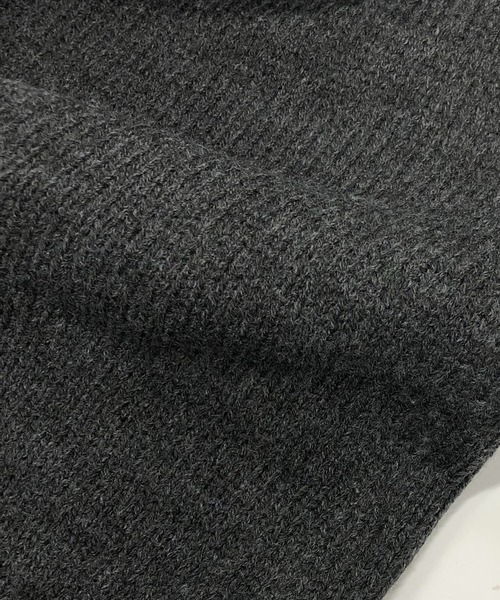 ハイバルキー／オーバーサイズワイドモックネックバルーン袖セーター