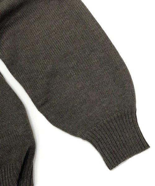 ハイバルキー／オーバーサイズワイドモックネックバルーン袖セーター