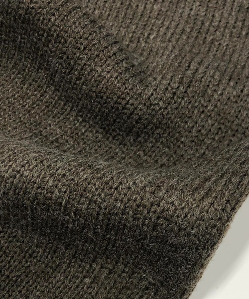 ハイバルキー／オーバーサイズワイドモックネックバルーン袖セーター