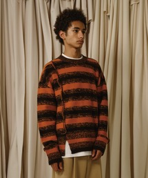 【IEY】【2021AW】CRACK OVER KNIT IYKNBD002