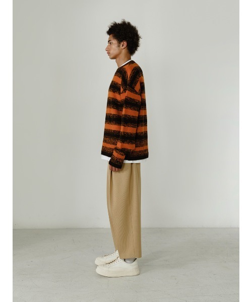 IEY(アイイーワイ)の「【IEY】【2021AW】CRACK OVER KNIT IYKNBD002(ニット/セーター・メンズ・オレンジ/ブルー・M/L)」の21枚目の写真