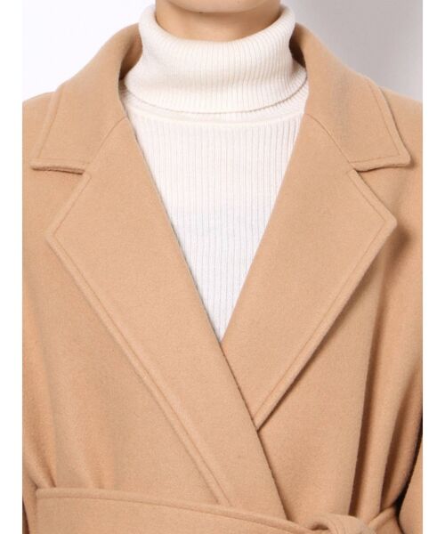 CALNAMUR(カルナムール)の「ダブルロングコート(その他アウター・レディース・カーキ/ベージュ・FREE)」の16枚目の写真