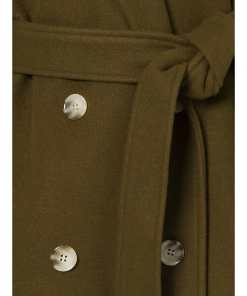 CALNAMUR(カルナムール)の「ダブルロングコート(その他アウター・レディース・カーキ/ベージュ・FREE)」の21枚目の写真