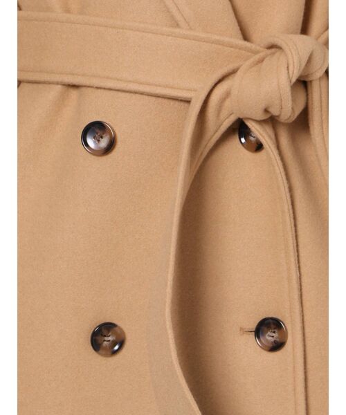 CALNAMUR(カルナムール)の「ダブルロングコート(その他アウター・レディース・カーキ/ベージュ・FREE)」の22枚目の写真