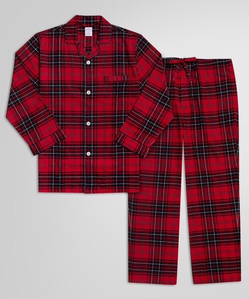 ◆オンラインショップ限定◆コットンフランネル チェック パジャマ TraditionalFit