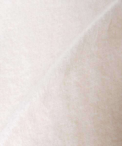 INGNI（イング）の「フリンジ／ボリュームストール（ストール/ショール・レディース・オフホワイト/サックスブルー/ピンク/モカ/ふじ色系9/ブラウン・ONE SIZE）」の8枚目の写真