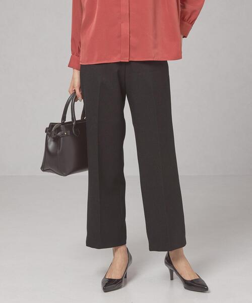 closet story(クローゼットストーリー)の「<closet story>ポリエステルフラノ フレアパンツ -ウォッシャブル-(その他パンツ・レディース・ブラック/ライトブルー・FREE)」の9枚目の写真