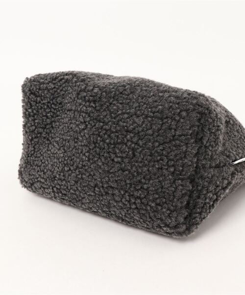 KANGOL(カンゴール)の「【KANGOL】ボアトート(トートバッグ・レディース・ダークグレー/ベージュ・ONE SIZE)」の4枚目の写真