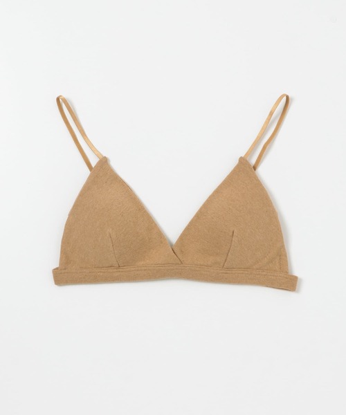 URBAN RESEARCH(アーバンリサーチ)の「Organic cotton BRA(ブラジャー・レディース・オレンジ系その他/キャメル・SMALL/MEDIUM/LARGE)」の1枚目の写真