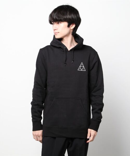 HUF(ハフ)の「【HUF】ハフ ESSENTIALS TT P/O HOODIE プルオーバー フーディー PF00100(パーカー・メンズ・ライトグレー/ブラック・S/M/L/XL)」の20枚目の写真