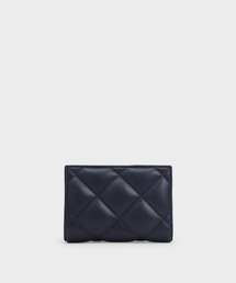 CHARLES & KEITH（チャールズ & キース）の「キルテッド カードホルダー / Quilted Card Holder（カードケース）」