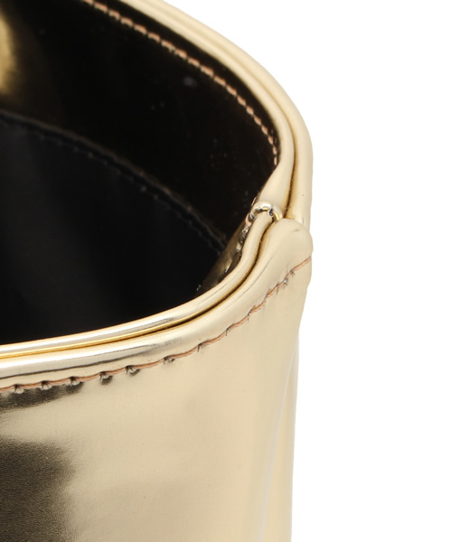 WEGO（ウィゴー）の「WEGO/メタリックトートバッグ（トートバッグ・レディース・シルバー/ゴールド・FREE）」の5枚目の写真