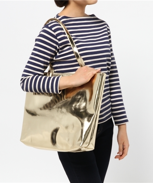 WEGO（ウィゴー）の「WEGO/メタリックトートバッグ（トートバッグ・レディース・シルバー/ゴールド・FREE）」の8枚目の写真