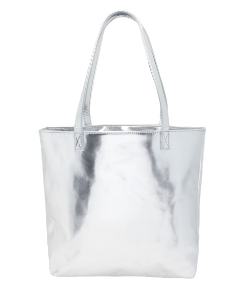 WEGO（ウィゴー）の「WEGO/メタリックトートバッグ（トートバッグ・レディース・シルバー/ゴールド・FREE）」の10枚目の写真