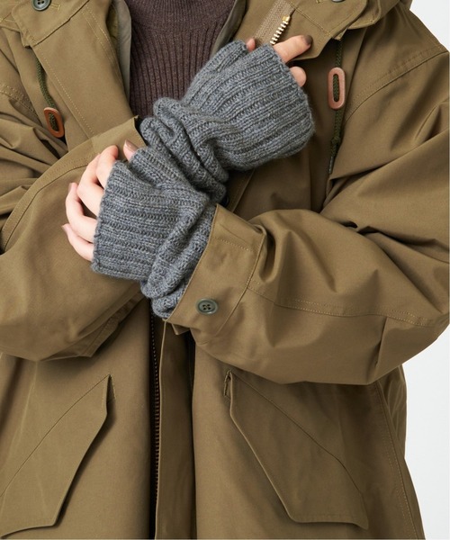 WILLIAM BRUNTON カシミアリブロングアームウォーマー