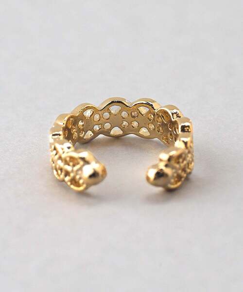 ANEMONE(アネモネ)の「ミニサークルレースのイヤーカフ(イヤーカフ・レディース・シルバー/ゴールド・FREE)」の5枚目の写真