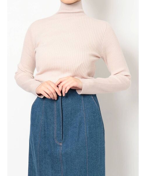 MERCURYDUO(マーキュリーデュオ)の「3WAYボタンデザインニット(ニット/セーター・レディース・オフホワイト/ブラック/ピンク/ベージュ・FREE)」の3枚目の写真