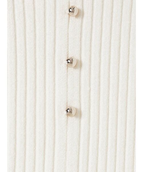 MERCURYDUO(マーキュリーデュオ)の「3WAYボタンデザインニット(ニット/セーター・レディース・オフホワイト/ブラック/ピンク/ベージュ・FREE)」の6枚目の写真