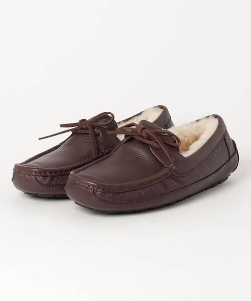 UGG(アグ)の「【UGG】モカシン メンズ スリッポン ムートン シューズ バ【W】【IW】(モカシン/デッキシューズ・メンズ・その他1/その他/ベージュ・US7/US8/US10/US9)」の3枚目の写真
