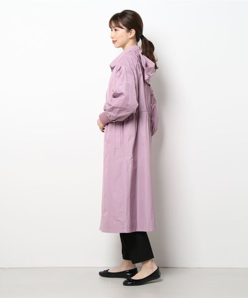 PICCIN（ピッチン）の「スタンドカラーフード付きコート（その他アウター・レディース・ブラック/ベージュ/ライトパープル・M）」の16枚目の写真