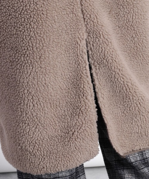 cepo（セポ）の「キリカエボアロングコート（ダウンジャケット/コート・レディース・グレー/オフホワイト/オレンジ・M）」の15枚目の写真