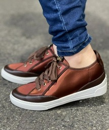 +diana（プラスダイアナ）の「ストレッチサテンのミドルカットスニーカー ダークブラウン（スニーカー）」