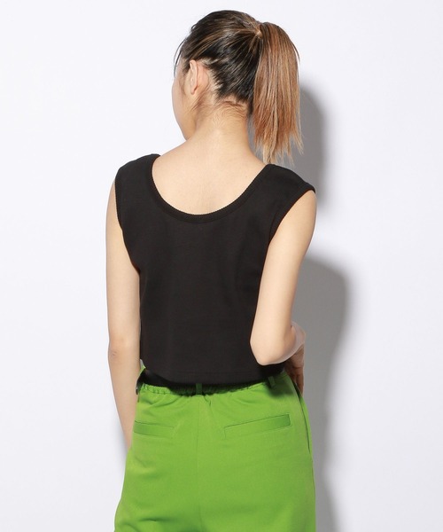 PBLIM（ページボーイリム）の「【PAGEBOYLIM】ロゴシシュウリブタンク（タンクトップ・レディース・ブラック/オフホワイト/ミント/イエロー・FREE）」の14枚目の写真