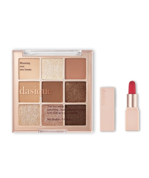 dasique(デイジーク)の「ZOZO限定【dasique/デイジーク】Shadow Palette (シャドウパレット)ミニリップ付き(アイシャドウ・レディース・#01_Sugar Brownie/#02_Rose Petal/#03_Nude Potion/#04_Pastel Dream/#05_Sunset mulhy/#07_Milk Latte/#09_Sweet Cereal/#10 Autumn Breeze/#08_flower book・FREE)」の2枚目の写真