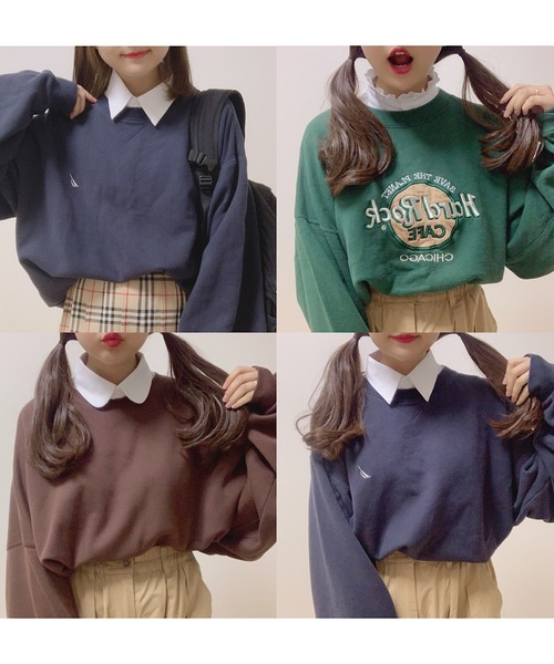 Cham.（チャム）の「付け襟（丸襟）（付け襟・レディース・ホワイト・F）」の6枚目の写真