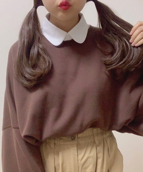 Cham.（チャム）の「付け襟（丸襟）（付け襟・レディース・ホワイト・F）」の15枚目の写真