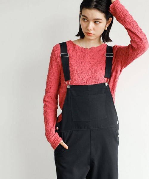 GeeRA(ジーラ)の「ワッシャーカットソープルオーバー(Tシャツ/カットソー・レディース・ブラック/グリーン/アイボリー/ピンク/イエロー・MEDIUM/X-LARGE/LARGE)」の22枚目の写真