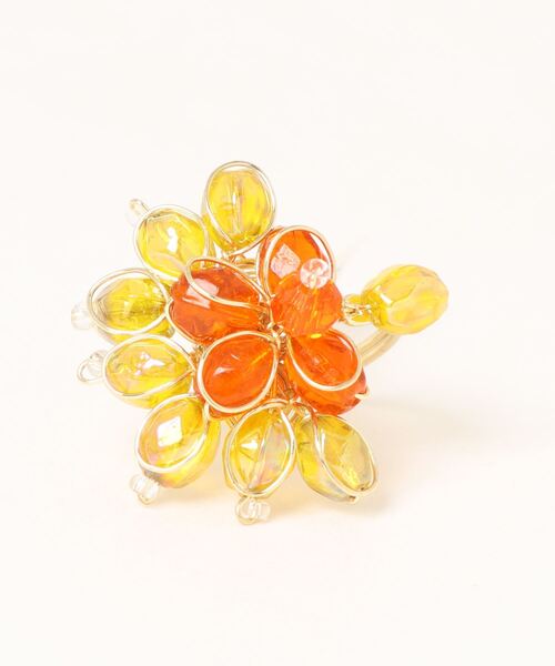 チャイハネ（チャイハネ）の「【チャイハネ】トルラムーンリング（リング・レディース・ブラック/レッド/オレンジ/グリーン・FREE）」の4枚目の写真