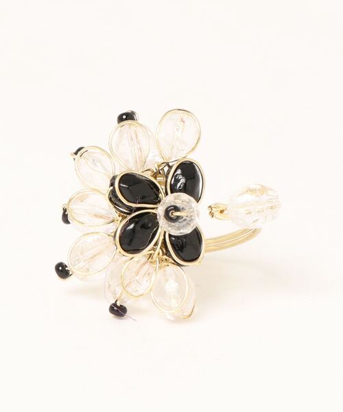 チャイハネ（チャイハネ）の「【チャイハネ】トルラムーンリング（リング・レディース・ブラック/レッド/オレンジ/グリーン・FREE）」の2枚目の写真