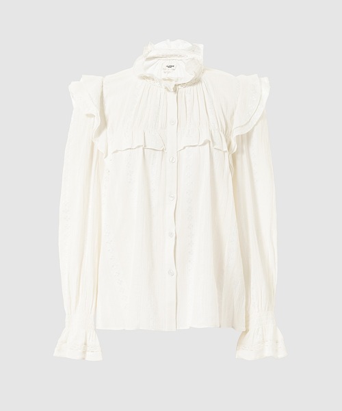 MARANT ETOILE(マランエトワール)の「IMEブラウス 22PHT2259 22P037E 01BK(シャツ/ブラウス・レディース・ベージュ系その他/ブラック・36/34)」の2枚目の写真
