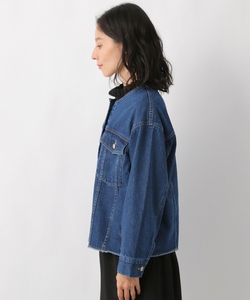 LEPSIM（レプシィム）の「ノーカラーリョウポケットジャケット 256058