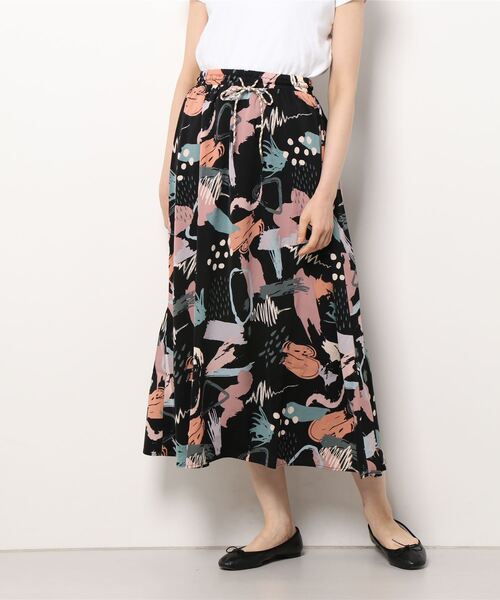 チチカカ（チチカカ）の「マルチペイントスカート（スカート・レディース・ブラウン/アイボリー・FREE）」の20枚目の写真