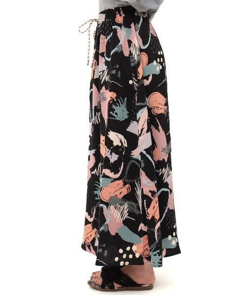 チチカカ（チチカカ）の「マルチペイントスカート（スカート・レディース・ブラウン/アイボリー・FREE）」の8枚目の写真