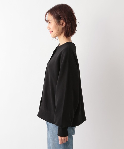 GLOBAL WORK（グローバルワーク）の「キレイ見えさらさら2WAYカーディガン/262890（カーディガン/ボレロ・レディース・オフホワイト/ブラック/レッド・FREE）」の9枚目の写真