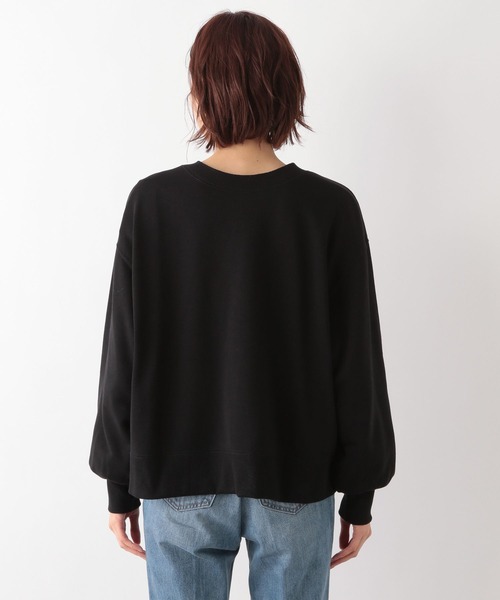 GLOBAL WORK（グローバルワーク）の「キレイ見えさらさら2WAYカーディガン/262890（カーディガン/ボレロ・レディース・オフホワイト/ブラック/レッド・FREE）」の6枚目の写真