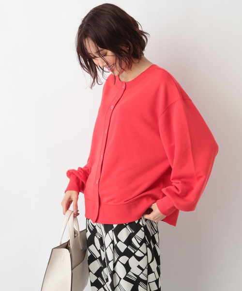 GLOBAL WORK（グローバルワーク）の「キレイ見えさらさら2WAYカーディガン/262890（カーディガン/ボレロ・レディース・オフホワイト/ブラック/レッド・FREE）」の18枚目の写真