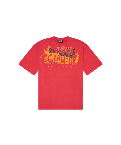 DIESEL（ディーゼル）の「メンズ Tシャツ パフプリント リラックスフィット（Tシャツ/カットソー・メンズ・ホワイト/ブラック/グレー/レッド・SMALL/MEDIUM/LARGE/X-LARGE/XX-LARGE/X-SMALL/XXX-LARGE）」の21枚目の写真