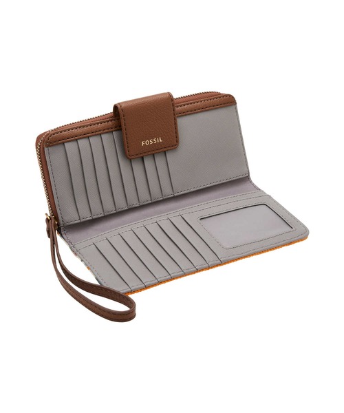 Fossil フォッシル カードケースレディース マディソン クラッチ ブラック プレゼント用【FOSSIL】カードケース マディソン クラッチ ブラウン
