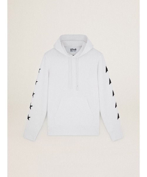 GOLDEN GOOSE（ゴールデングース）の「GOLDEN GOOSE Star Collection / REGULAR HOODIE MULTI STAR BIG BACK（パーカー・メンズ・ホワイト系その他/ブラック系その他・MEDIUM/LARGE）」の9枚目の写真